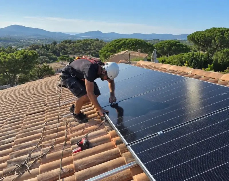 Installateur panneaux solaires Eyguières — pose photovoltaïque sur toiture
