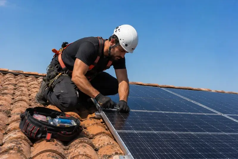 Maintenance et monitoring de panneaux solaires à Eyguières