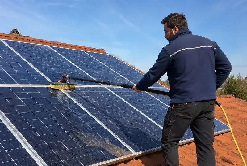 Nettoyage et entretien de panneaux solaires à Eyguières